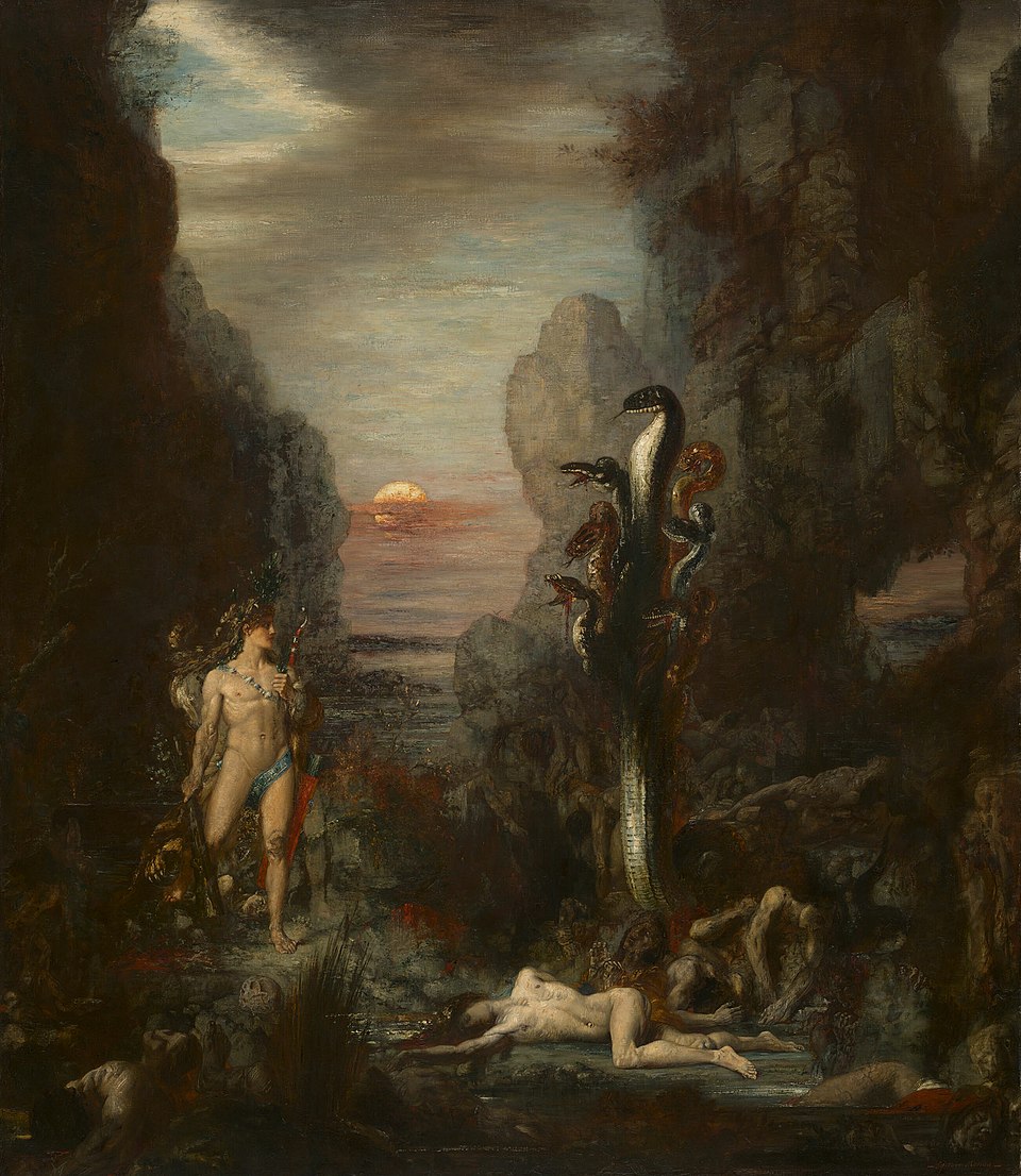 Gustave Moreau - Hercules and the Lernaean Hydra - 1876 CE.jpg