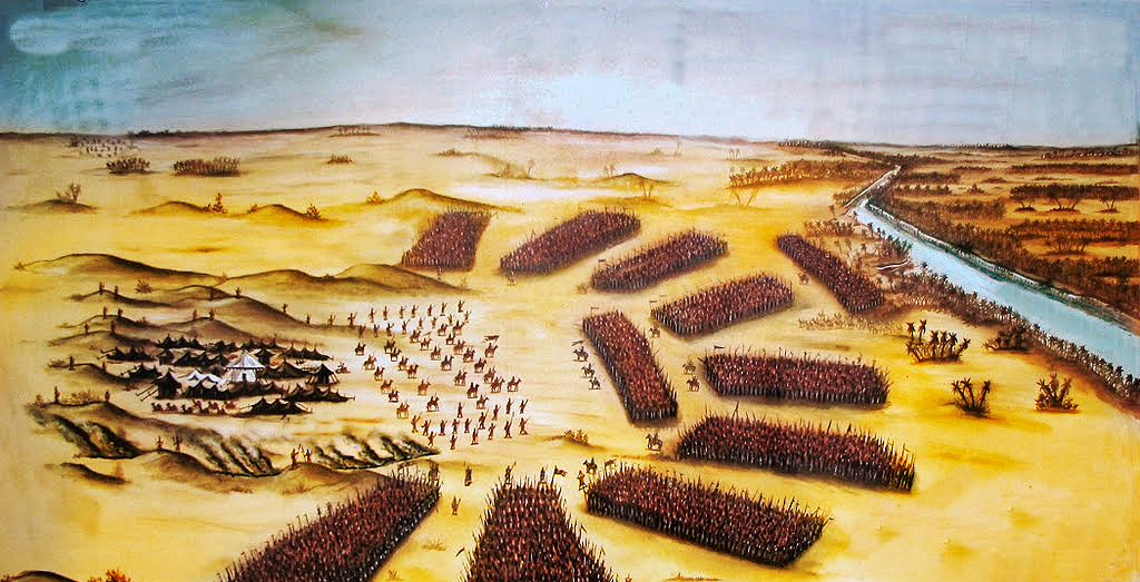 Abbas Al-Musavi - Battle of Karbala - 1900 CE.jpg