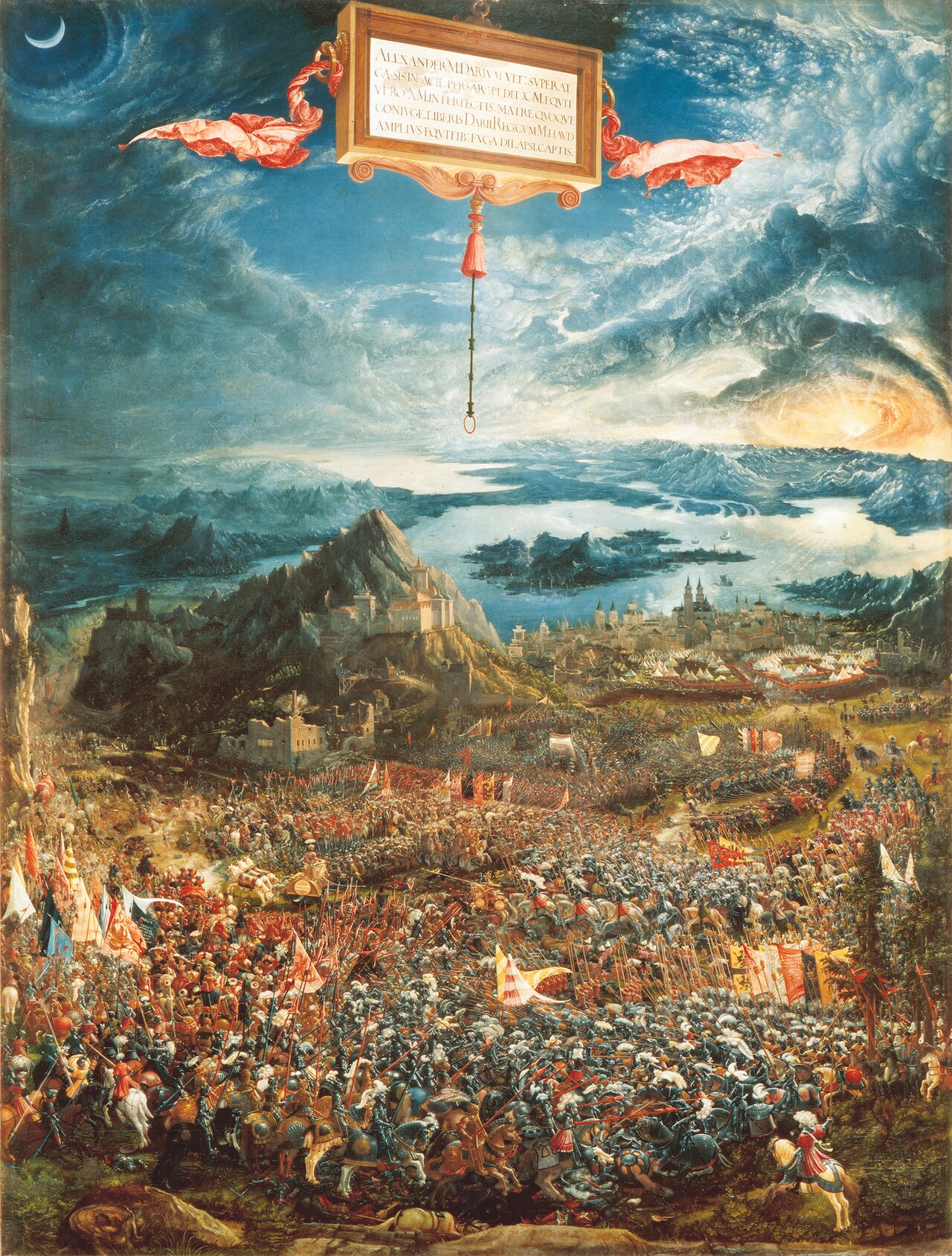 Albrecht Altdorfer - The Battle of Alexander at Issus - 1529 CE.jpg