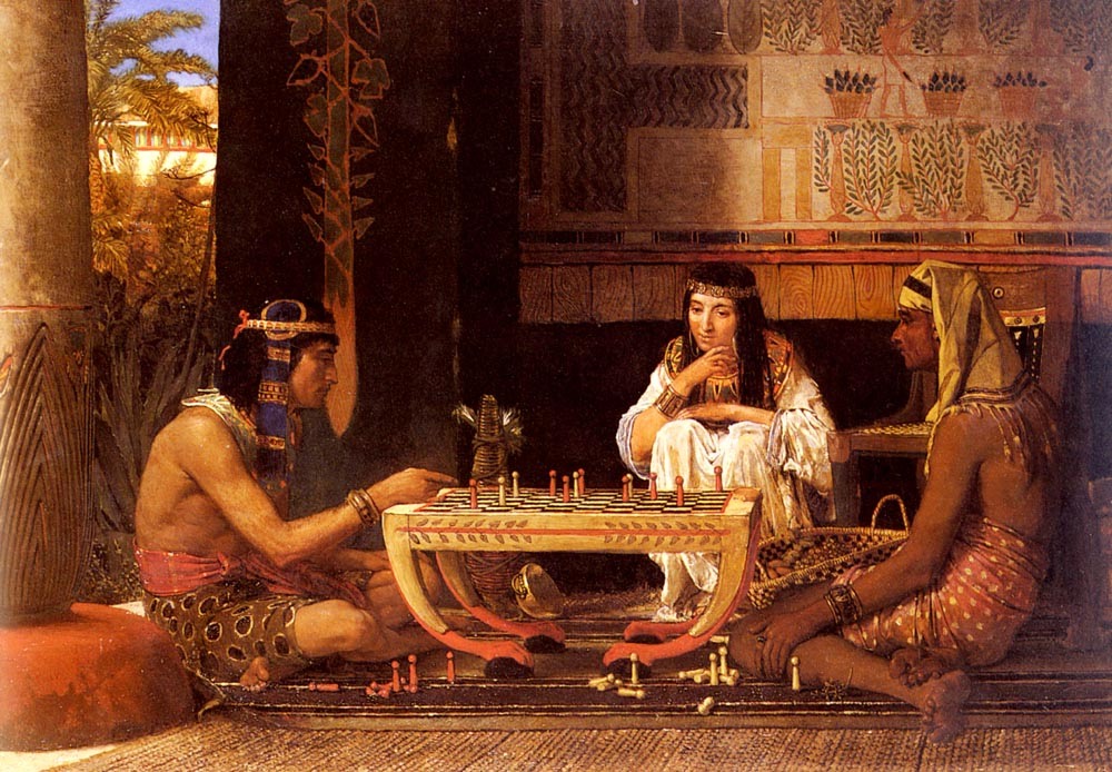 Lawrence Alma-Tadema - Egyptian Chess Players - 1879 CE.jpg