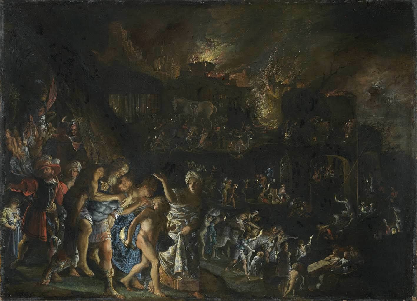 Adam Elsheimer - The Burning of Troy - 1600 CE.jpg